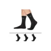 Emporio Armani Chaussettes-Lot de 3 Paires de Chaussettes Casual Coton Noir