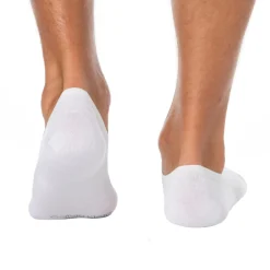 Calvin Klein Chaussettes-Lot de 3 Paires de Chaussettes Invisibles High Cut Blanches