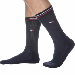 Tommy Hilfiger Chaussettes-Lot de 2 Paires de Chaussettes Sport Iconic Bleu Marine