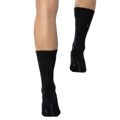 Tommy Hilfiger Chaussettes-Lot de 2 Paires de Chaussettes Classiques Coton Bleu Marine