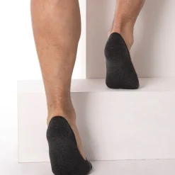 Calvin Klein Chaussettes-Lot de 2 Paires de Chaussettes Invisibles Luca Gris Clair - Anthracite