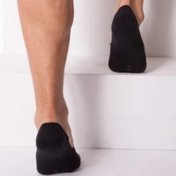 Calvin Klein Chaussettes-Lot de 2 Paires de Chaussettes Invisibles Luca Noires