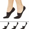 SKU Chaussettes-Lot de 3 Paires de Chaussettes Invisibles Noires