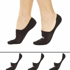 SKU Chaussettes-Lot de 3 Paires de Chaussettes Invisibles Noires