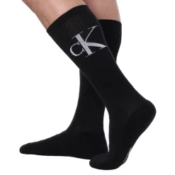 Calvin Klein Chaussettes-Lot de 2 Paires de Chaussettes Sport cK Noires
