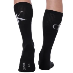 Calvin Klein Chaussettes-Lot de 2 Paires de Chaussettes Sport cK Noires