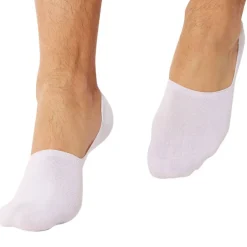 DIM Chaussettes-Lot de 2 Paires de Protèges-Pieds Blancs