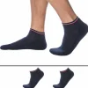Tommy Hilfiger Chaussettes-Lot de 2 Paires de Socquettes Sneaker Iconic Bleu Marine