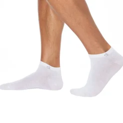 Calvin Klein Chaussettes-Lot de 3 Paires de Socquettes Blanches