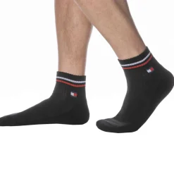 Tommy Hilfiger Chaussettes-Lot de 2 Paires de Socquettes Sport Iconic Noires