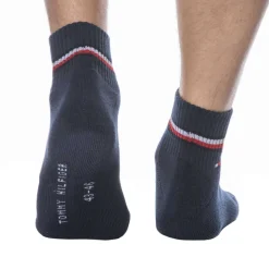 Tommy Hilfiger Chaussettes-Lot de 2 Paires de Socquettes Sport Iconic Bleu Marine