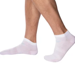 Emporio Armani Chaussettes-Lot de 3 Paires de Socquettes Eagle Blanches