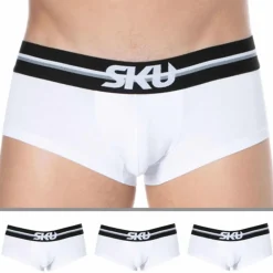 SKU Shortys|Boxers-Lot de 3 Shorties First Coton Blancs