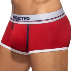 Addicted Shortys|Boxers-Lot de 3 Shortys Tommy Coton Bleu Marine - Blanc - Rouge