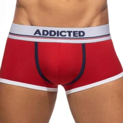 Addicted Shortys|Boxers-Lot de 3 Shortys Tommy Coton Bleu Marine - Blanc - Rouge