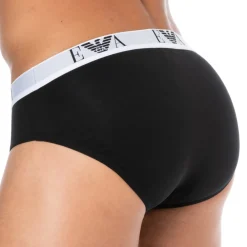 Emporio Armani Slips-Lot de 3 Slips Bold Monogram Coton Noirs