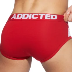 Addicted Slips-Lot de 3 Slips Combi Mesh Noir - Rouge - Bleu Marine