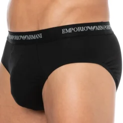 Emporio Armani Slips-Lot de 3 Slips Core Logoband Noirs
