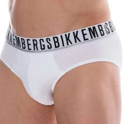 Bikkembergs Slips-Lot de 2 Slips Essential Coton Blancs
