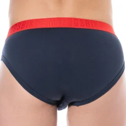 Bikkembergs Slips-Lot de 3 Slips Fashion Bicolor Coton Noir - Blanc - Marine