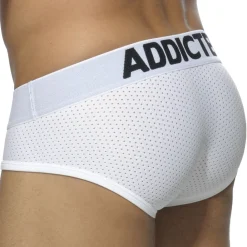 Addicted Sous-Vêtements Push Up|Push Up-Lot de 3 Slips Mesh Push Up Blanc - Bleu Marine - Noir