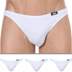 SKU Mini Slips|Slips-Lot de 3 Slips Mini Coton Blancs