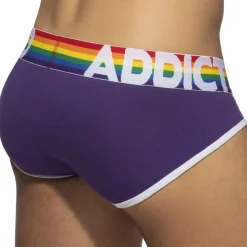 Addicted Slips-Lot de 6 Slips Rainbow Multicolores