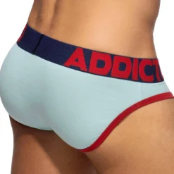 Addicted Slips-Lot de 3 Slips Seamless Rose - Bleu - Jaune