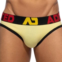 Addicted Slips-Lot de 3 Slips Seamless Rose - Bleu - Jaune