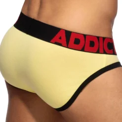 Addicted Slips-Lot de 3 Slips Seamless Rose - Bleu - Jaune