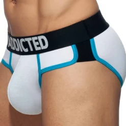 Addicted Slips-Lot de 3 Slips Second Skin Blanc - Marine - Bleu Roi