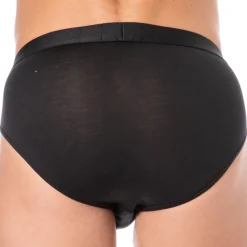 Emporio Armani Slips-Lot de 2 Slips Soft-Touch Bamboo Viscose Noirs