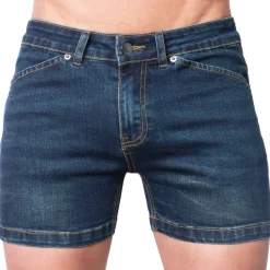 SKU Jeans Fesses Rondes|Fesses Rondes-Mini Short Jeans Original Super Push-Up Bleu Marine