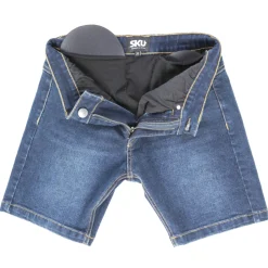 SKU Jeans Fesses Rondes|Fesses Rondes-Mini Short Jeans Original Super Push-Up Bleu Marine