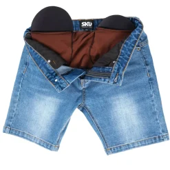 SKU Jeans Fesses Rondes|Fesses Rondes-Mini Short Jeans Original Super Push-Up Bleu Indigo