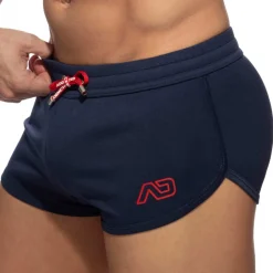 Addicted Shorts-Mini Short Sport Swoosh Bleu Marine