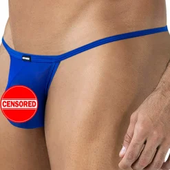 CUT4MEN Slips Sexy-Mini Slip Kini SP4NDEX BREEZE Mesh Bleu Electrique