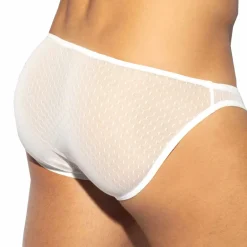ES Collection Slips Sexy-Mini Slip Plumetti Blanc