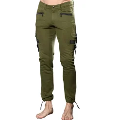 Andrew Christian Pantalons-Pantalon Cargo Glampground Olive