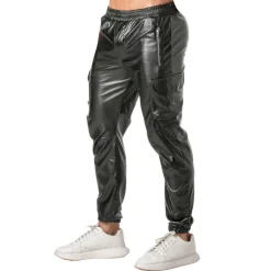 TOF Paris Tenues Sexy|Pantalons-Pantalon Cargo Kinky Noir