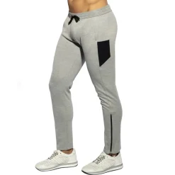 ES Collection Pantalons-Pantalon de Sport First Class Gris Chiné