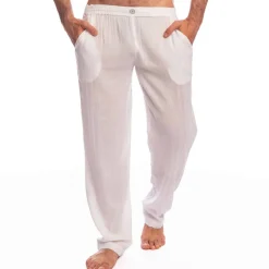 L'Homme invisible Pantalons D'Intérieur-Pantalon Lounge Amalfi Blanc