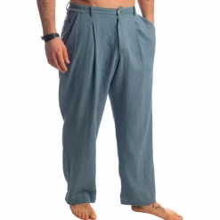 L'Homme invisible Pantalons-Pantalon Lounge Palm Spring Bleu Alizé