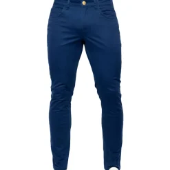 ES Collection Pantalons|Jeans-Pantalon Slim Fit Bleu Marine