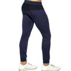 ES Collection Pantalons-Pantalon Sport Combi Bleu Marine