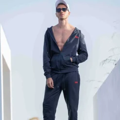 SKU Pantalons D'Intérieur|Pantalons-Pantalon Sport Coton Bleu Marine