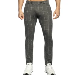 ES Collection Pantalons-Pantalon Tweed Gris