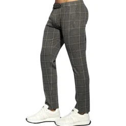ES Collection Pantalons-Pantalon Tweed Gris