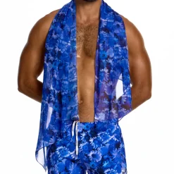 Modus Vivendi Accessoires De Mode|Plage-Paréo Daisies Bleu