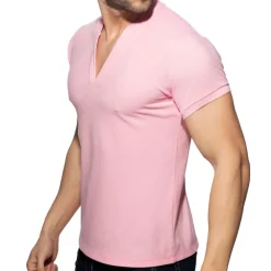 Addicted Chemises / Polos|T-Shirts-Polo Col V AD Rose